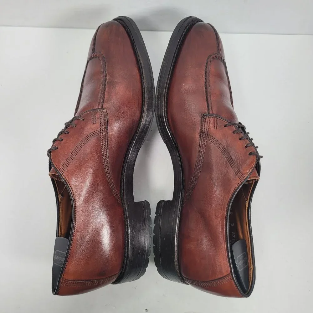 Allen Edmonds Men's Brown Split Toe Leather Shoes US Size 10D - Picture 6 of 8